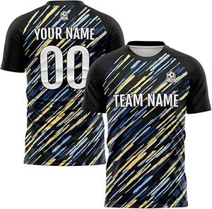 Dernier design, uniforme de football 100% polyester, nouveau style, uniforme professionnel pour adultes, qualité supérieure, couleur personnalisée, séchage rapide - Product Image 2