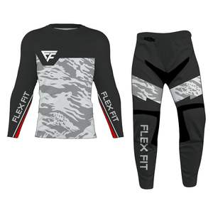 Maillot et pantalon de moto de combinaison de motocross sublimés sur mesure de qualité supérieure à vendre - Product Image 3