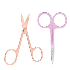 Ciseaux de précision en acier inoxydable et céramique de haute qualité pour la réparation des extensions de cils et des sourcils - Product Image 4