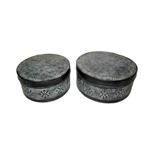 Luxury Customized Metal Canister with Decorative Detailing for Premium Interior Styling - Product Image 1
