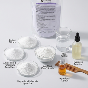 Poudre décolorante professionnelle sans poussière, correction de couleur douce à faible dommage pour usage en salon - Product Image 3