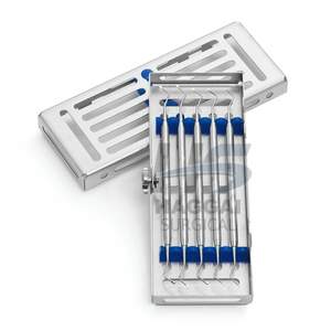 Kit de Instrumentos Quirúrgicos Dentales Manuales de Acero Inoxidable Personalizados para Cirugía Mucogingival, Elevador de Túnel Vista, Microquirúrgico Básico - Product Image 1
