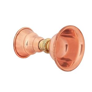 Lampe à beurre en cuivre pur, lampe à huile traditionnelle pour la décoration spirituelle des temples Puja - Product Image 2