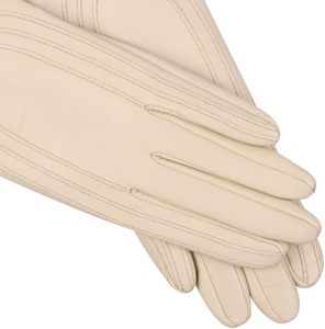 Guantes de cuero para mujer con pantalla táctil - Product Image 1