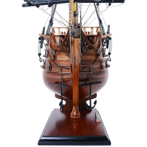 แบบจำลองเรือ HMS Victory ชิ้นส่วนหัวเรือ ทำด้วยมือ เป็นมิตรกับสิ่งแวดล้อม ทำจากไม้ทาสี  จำลองเรือกองทัพเรือหลวงอย่างละเอียด ของตกแต่งสำนักงานเรือเดินสมุทร - Product Image 4