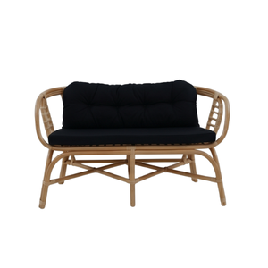 New Modern Minimalist Naomi Living Set Artisanal Rattan Chair And <b>Sofa</b> Frame Premium Luxury Indoor Outdoor Home Patio Decor Sets - Product Image 3