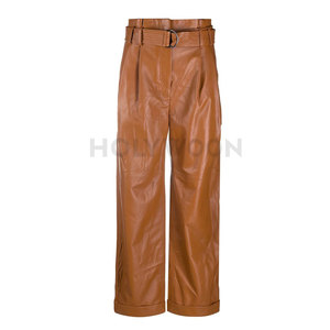 Pantalones de Cuero Clásicos para Mujer, Estilo Urbano, Impermeables, Ligeros, Diseño Moderno y Entallado, Comodidad Diaria para la Moda Cotidiana - Product Image 5