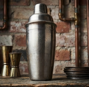 Kit de shaker à cocktails en argent fini, fabriqué en Inde, pour hôtel, restaurant, club - Product Image 4