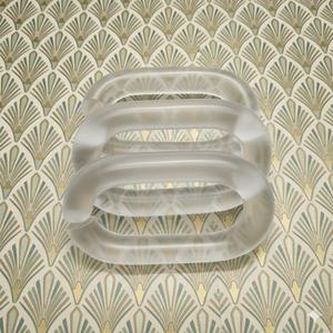 Chaînes en résine transparente colorées écologiques faites à la main pour la décoration murale - Product Image 1