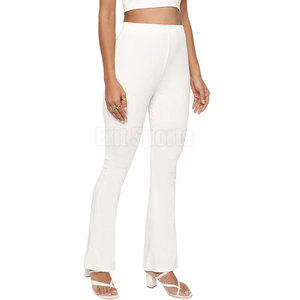 Pantalones de Campana para Mujer, Estilo Moderno, Ligeros, Transpirables, Ecológicos, Tela de Alta Calidad, Ajuste Cómodo para un Look Casual Elegante - Product Image 3