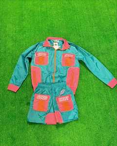 Custom Nylon Tracksuit <b>Wind</b> <b>Breaker</b> Zip up Hoodie and Shorts Set Plain Windbreaker Short Set Men Windbreaker Tracksuit Set - Product Image 5