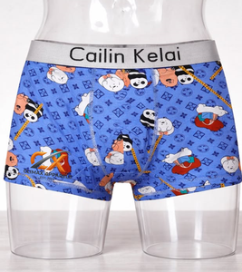 Factory Price ODM <b>Custom</b> Private Label Logo Waist Solid Classic Rise Breathable 100% Cotton Crocheted Knit <b>Boxer</b> Briefs Men - Product Image 4