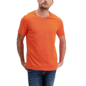 Prix de gros T-shirts unis pour hommes de haute qualité en coton, T-shirts vierges personnalisables avec logo pour l'été 2025 - Product Image 2