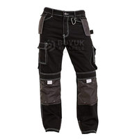 Pantalon de travail industriel robuste pour ouvrier, mécanicien, technicien, extérieur, renforcé, multi-poches, respirant, séchage rapide