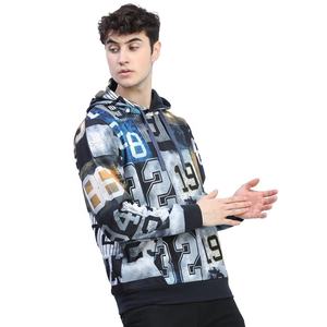 Sweat à capuche pour hommes noir pur taille personnalisée impression unique aspect coton doux 100% polyester prix raisonnable avec service OEM ODM - Product Image 6