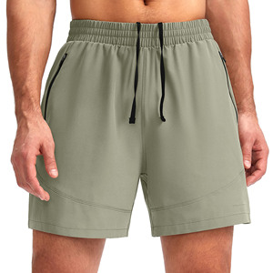 <b>Men's</b> Quick Dry Fitness Gym <b>Shorts</b> For <b>Men</b> Casual Style Joggers Training Pants with Solid <b>Pattern</b> for Bodybuilding and Running - Product Image 1