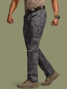 Pantalones Tácticos Ripstop Flexibles de Alta Calidad para Hombre, Resistentes al Agua, Elásticos, Tipo Cargo, para Senderismo y Trabajo - Product Image 6