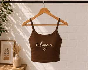 Women's Ribbed <b>Crop</b> Camisole Tank <b>Top</b> Sleeveless Slim Fit Spaghetti Strap Casual Summer Stretch Cotton Blend Cami Vest - Product Image 6