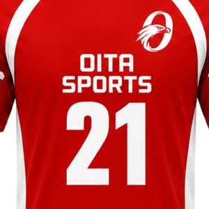 Maillot de lacrosse rouge et blanc pour hommes, chemise d'équipe professionnelle à manches courtes, uniforme de sport léger et respirant, entraînement et match W - Product Image 5