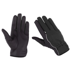 PU Leather Anti-static Durable Breathable Safety <b>Gloves</b> Anti-Slip Elastic Wristband General Purpose Flexible Teal Black - Product Image 2