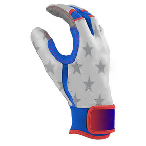 Gants de frappeur de baseball en cuir à manchette courte pour hommes, matériaux respirants de haute qualité, personnalisables OEM pour la position de receveur - Product Image 5