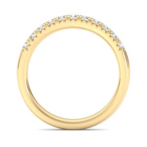 Anillo de compromiso de tres piedras de diamantes con certificación IGI en oro rosa, oro blanco y oro amarillo para mujer. - Product Image 4