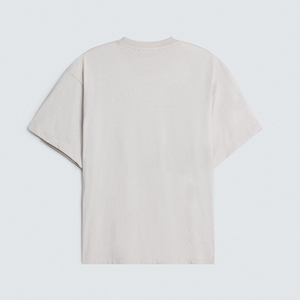 T-shirt personnalisé surdimensionné avec impression sérigraphique en strass, coton vintage, manches courtes, broderie, effet vieilli pour homme - Product Image 6