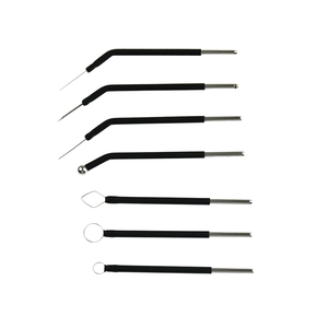 ASLING INTERNATIONAL AI-BS-03 Lot de 7 électrodes dentaires de classe I, 70mm*1.6mm, pour unité d'électrochirurgie, en métal, pour dentistes cliniques vétérinaires - Product Image 2