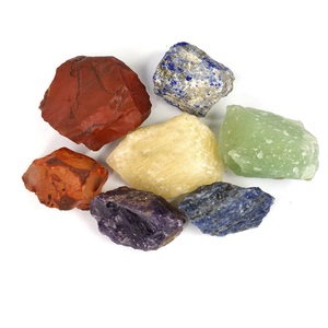 Ensemble de 7 pierres de chakra, pierres de méditation, ensemble de cristaux d'équilibrage pour la méditation, le Reiki et la guérison énergétique, ensemble cadeau spirituel écologique unisexe - Product Image 3