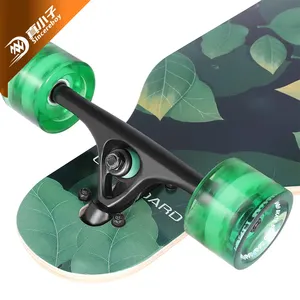 Venta caliente 41 "Longboard Road Downhill Velocidad profesional Madera Completo Monopatín largo