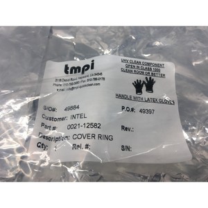 AMAT 0021-12582 ANILLO DE CUBIERTA, 8" SIP TA/TAN, SZBESC - Equipo y piezas de semiconductores de confianza de Trusted Global Legacy - Product Image 1