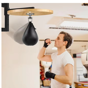 Plataforma para saco de velocidad de madera maciza con soporte ajustable y giros para entrenamiento de boxeo y sacos de velocidad Enterprise - Product Image 4