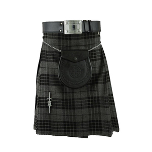 Ensemble de kilt écossais en laine avec logo personnalisé, ceinture sporran et épingle à kilt, costume traditionnel à carreaux pour homme pour cérémonie - Product Image 3