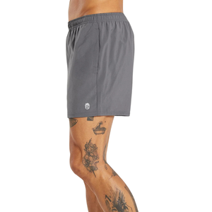 Pantalones Cortos Deportivos para Hombre, Corte Ajustado de 5 Pulgadas, Ligeros, para Entrenamiento, Gimnasio y Running, Color Gris - Product Image 2