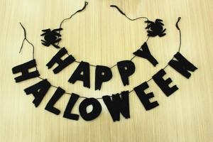 พวงมาลัยแฮปปี้ฮาโลวีนทำมือจากผ้าสักหลาด ป้ายแฮปปี้ฮาโลวีนตกแต่งจากผ้าสักหลาด ป้ายพวงมาลัยแฮปปี้ฮาโลวีนทำจากผ้าสักหลาดขนสัตว์ - Product Image 5