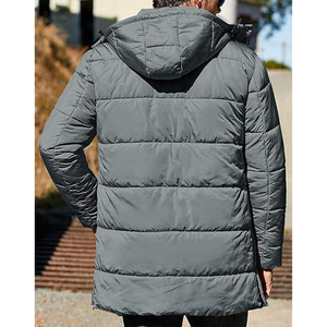 Chaqueta de Invierno MAGNUS WEARS de Primera Calidad, Larga, con Capucha de Piel Sintética, Transpirable, Talla Grande para Hombre, con Forro de Fibra de Bambú y Cierre de Cremallera - Product Image 4