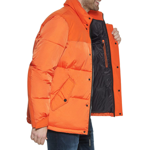 New Fashionable <b>Mens</b> Wear Puffer <b>Jackets</b> Customizable High Street Style Breathable Fabric Winter Windproof Puffer <b>Jacket</b> for <b>Men</b> - Product Image 3