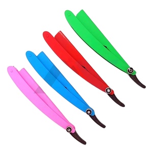 Salon Traditional Disposable <b>Razor</b> Manual Folding Barber Shaving Knife Cut Shaving <b>Razor</b> Eyebrow <b>Head</b> Hair Straight Edge <b>Razors</b> - Product Image 1