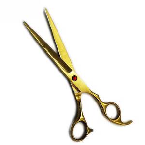 Ciseaux de coiffure professionnels en acier inoxydable 440C, lame tranchante, manche long, pour droitiers, ciseaux de coupe de cheveux - Product Image 2