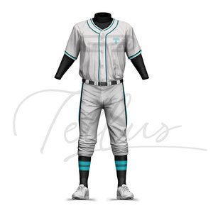 Tenue d'entraînement OEM, uniforme de baseball nouveau design, uniformes de baseball à bas prix - Product Image 3