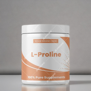 Meilleur Supplément de Santé en Poudre de L-Proline 2000mg Antioxydant pour Adultes Fournisseur de Confiance Étiquette Personnalisée - Product Image 1