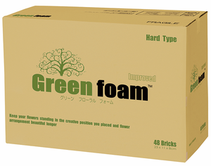 Mousse florale verte hydratante rapide pour fleurs fraîches et plantes artificielles - Décoration de mariage, de remise de diplôme, de Noël, cadeau - Product Image 2