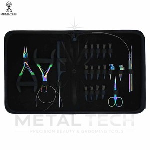 All One Hair Extension Installation Removal <b>Tool</b> Kit Stainless Steel Hairdressing Accessories Premium Lightweight Professional - Product Image 3