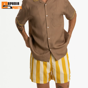 Shorts de Baño Personalizados con Logotipo Frontal para Hombre, Ecológicos, de Secado Rápido, Transpirables, para Playa, Verano, Running, Gimnasio, Fitness, Moda Casual - Product Image 3