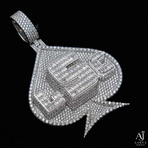 Colgante de Moissanita Más Vendido, Joyería Fina con Plata de Ley 925 para Mujer, Diseño Personalizado Disponible al Por Mayor a la Mejor Precio - Product Image 1