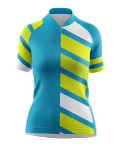 Jersey deportivo con cuello acanalado para mujer, 2023 poliéster, estampado por sublimación, a la venta, al por mayor, 100% - Product Image 3