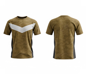 OEM Full Sublimation T-Shirt | Custom Printed <b>Athletic</b> Apparel for Men Women Adults | Lightweight Quick Dry Breathable Short - Product Image 5