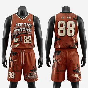 Mens basketball uniform <b>set</b> GSM premium mesh fabric street style sublimated graphics custom logo comfort fit short <b>set</b> for men's - Product Image 1
