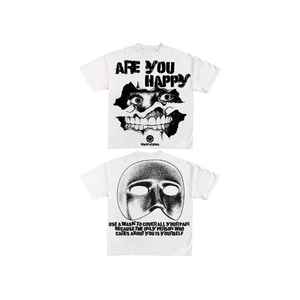 Ensemble T-shirt et short en coton lavé personnalisé pour homme, 2 pièces, impression sérigraphique, style survêtement - Product Image 6