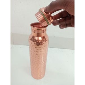 Classic Hammered Copper Eco-Friendly Leak Resistant Pure Copper Drinking Water Bottle CE Certified for Daily Wellness Hydration - Product Image 3
